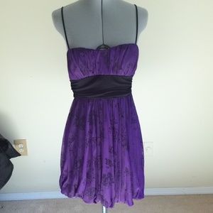 Speechless Purple Damask Party Dress